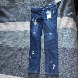 GIRLS Jean's VIGOSS the jagger skinny spandex blue size 10 children's kids New